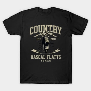 country music microphone singer  v12 T-Shirt